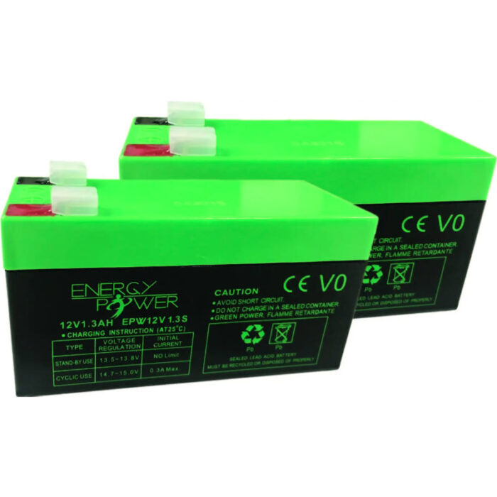 LOT DE 2 BATTERIES 12Ah (pour AES)