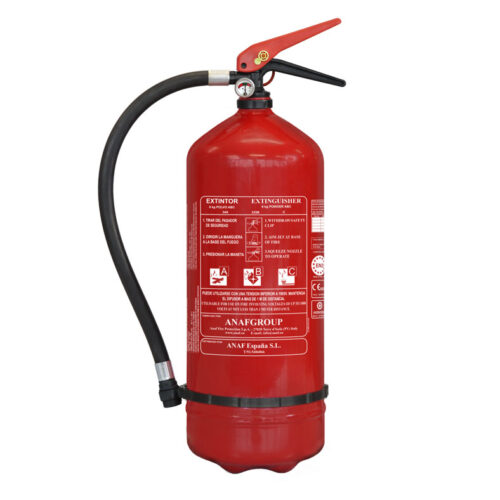 Extincteur poudre 6kg abc P.permanent